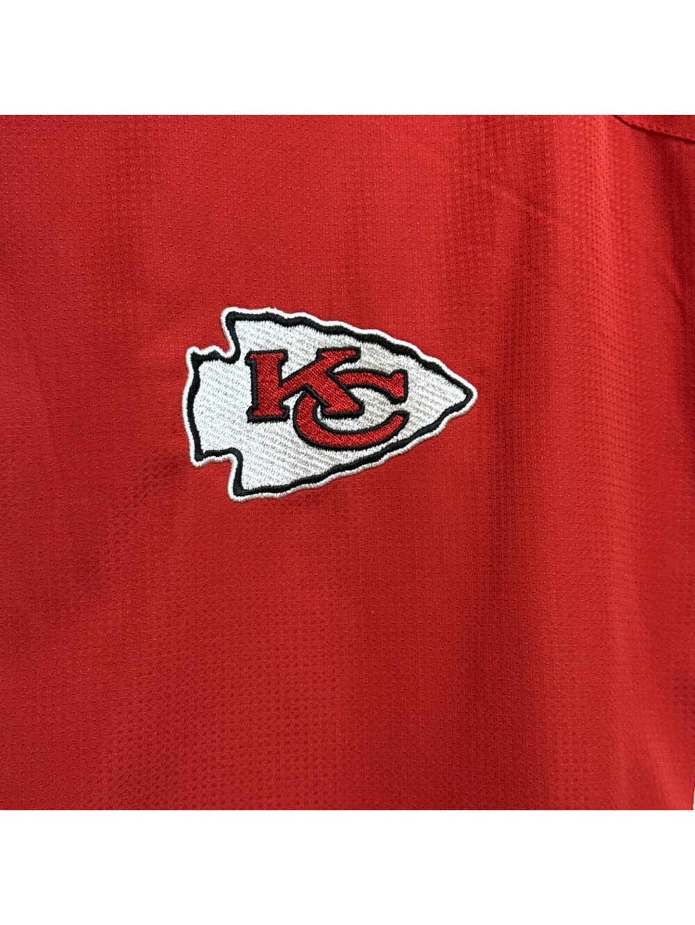 Kansas City Chiefs Reebok NFL On Field Fleece Lined Jacket Mens Large Red - Picture 2 of 9